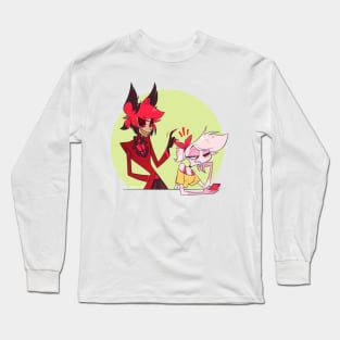 hazbin hotel alastor/angeldust Long Sleeve T-Shirt